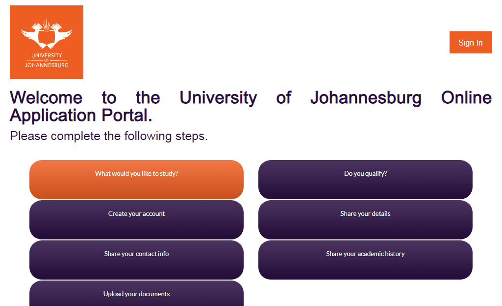 UJ Online Application Form 2023 Easy Download