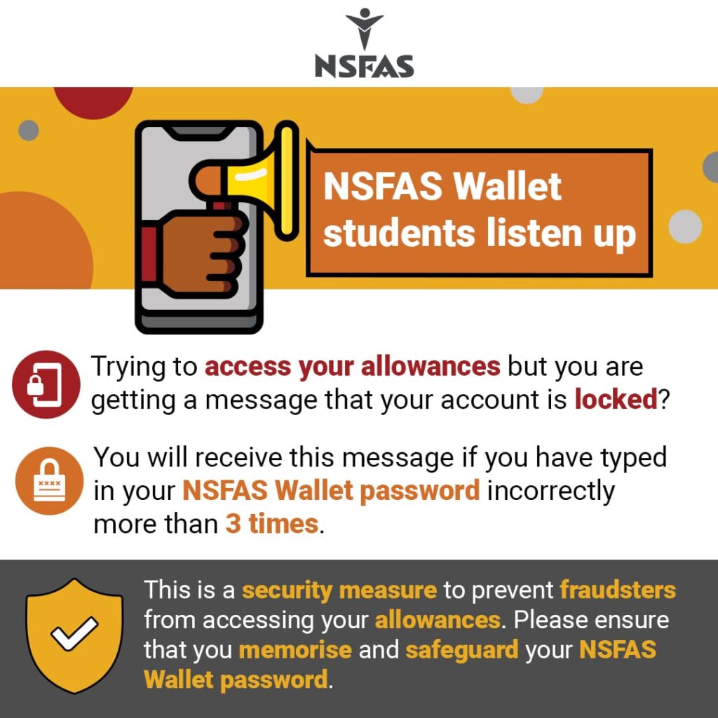 why your nsfas is locked