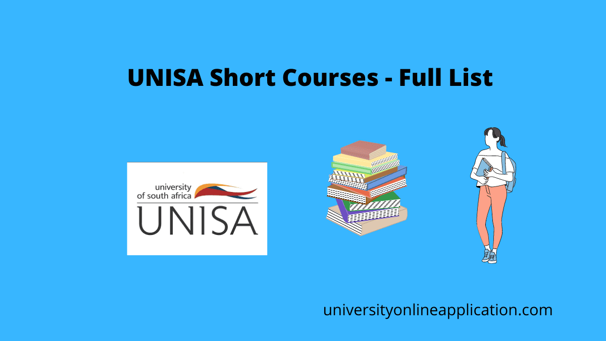 List Of UNISA Online Short Courses 20232024