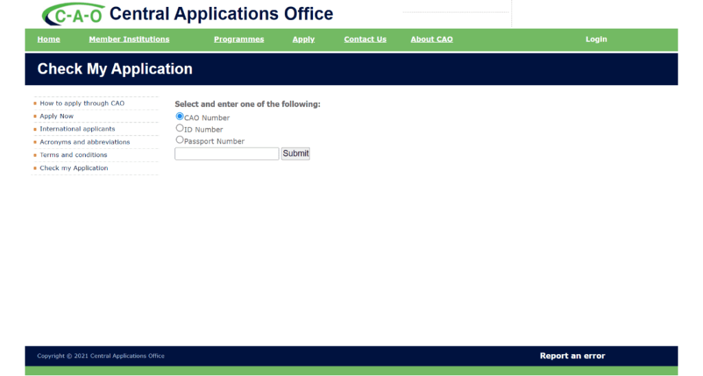 how to track dut application status