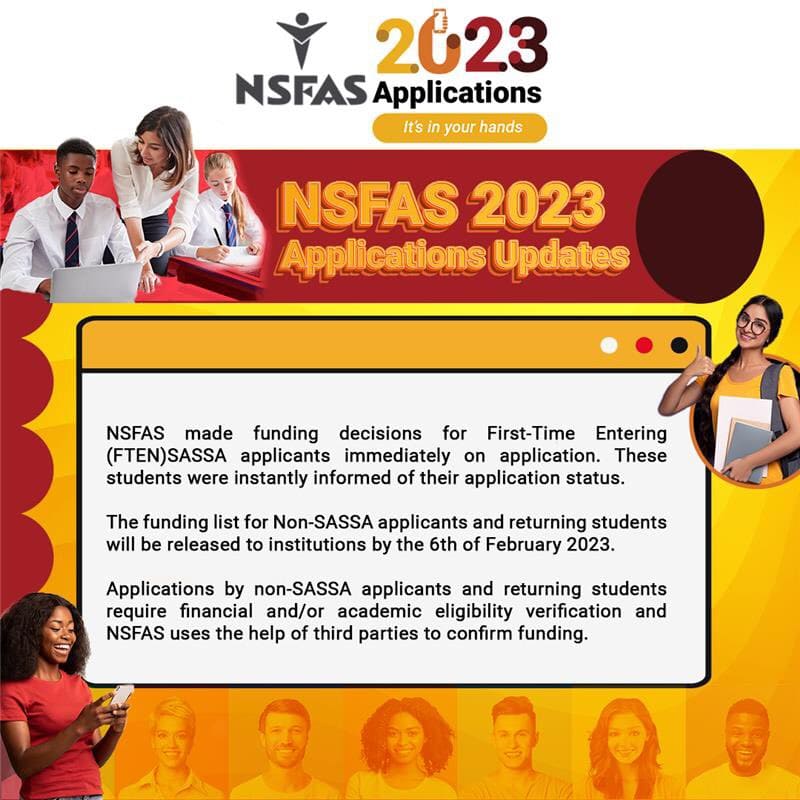 nsfas funding list